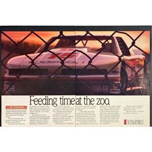 Oldsmobile Cutlass Calais and Supreme "The New generation" 2-Page Print Ad 1989